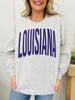 Louisiana Reversible LA Graphic Crewneck Sweatshirt