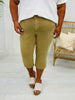 Judy Blue The Works Khaki Capris in Reg/Curvy