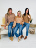 Falling Fast Kick Flare Tummy Control Jeans