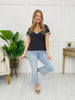 Simple Moments Top in Charcoal