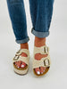 Sunlit Stroll Sandals In Natural