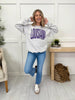 Louisiana Reversible LA Graphic Crewneck Sweatshirt