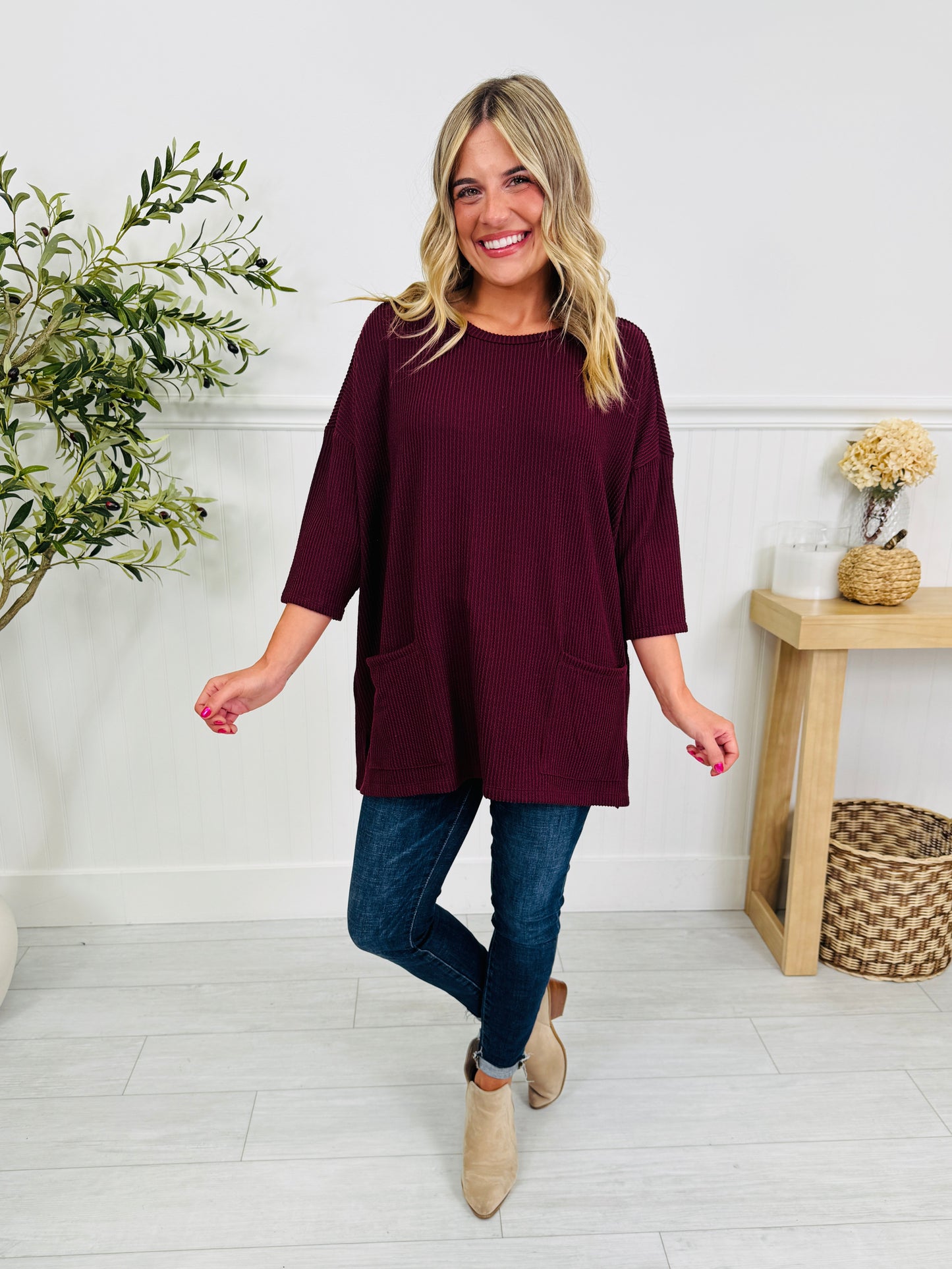 Easy On Repeat Top In Multiple Colors