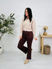 Chocolate Charm Tummy Control Straight Jeans