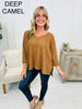 DOORBUSTER! REG/CURVY Pleated Love Top- Multiple Colors!