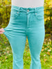 Judy Blue Totally Topaz Tummy Control Flare Jeans in Reg/Curvy