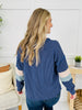 Falling Into Hue Top in Navy