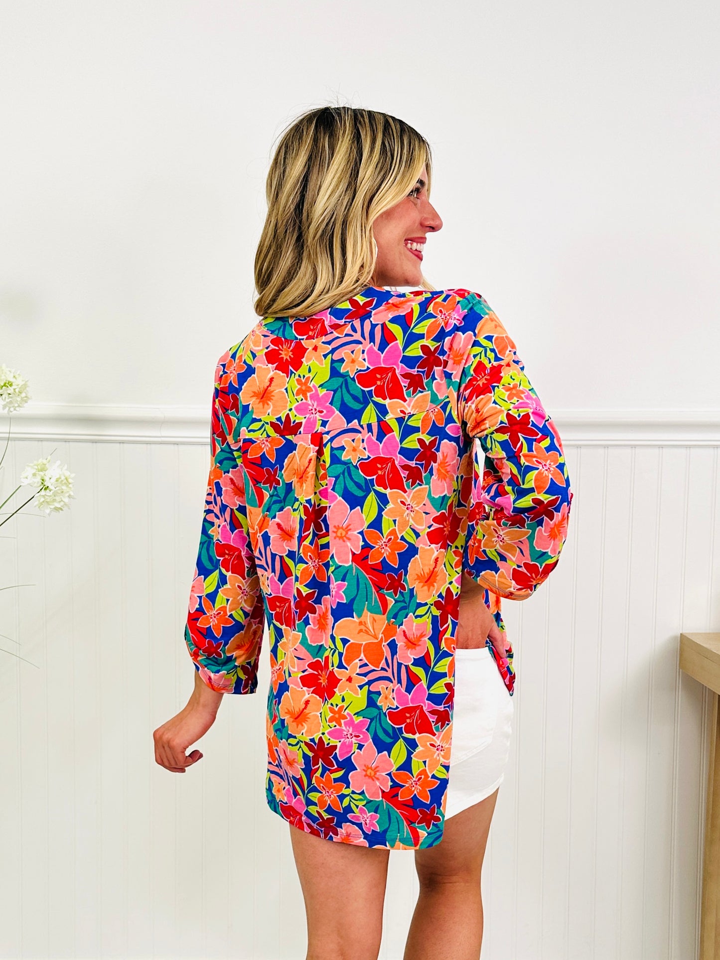 Sweet Like Spring Top in Savannah Print