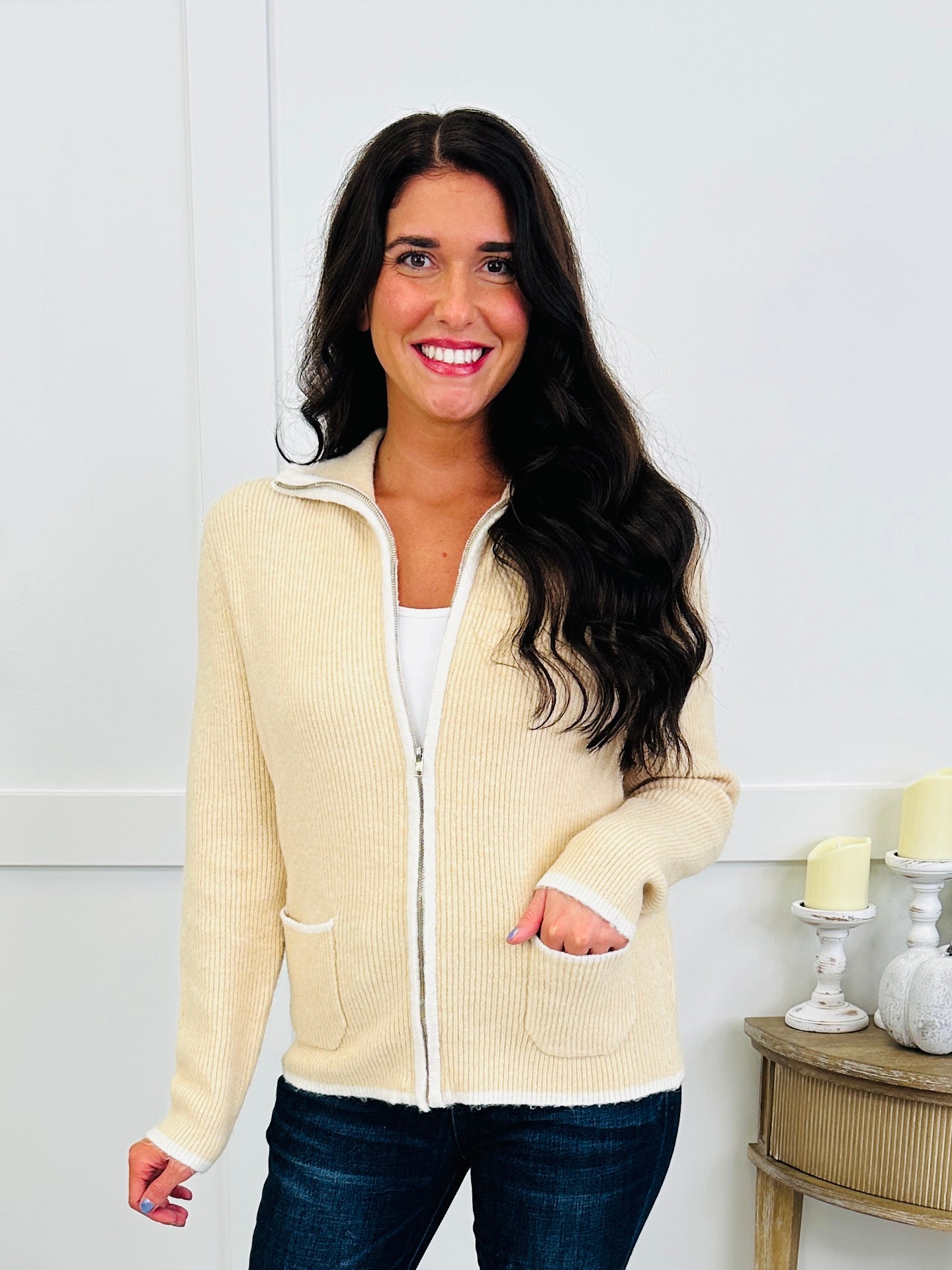 Pocketful of Cozy Jacket In Oatmeal