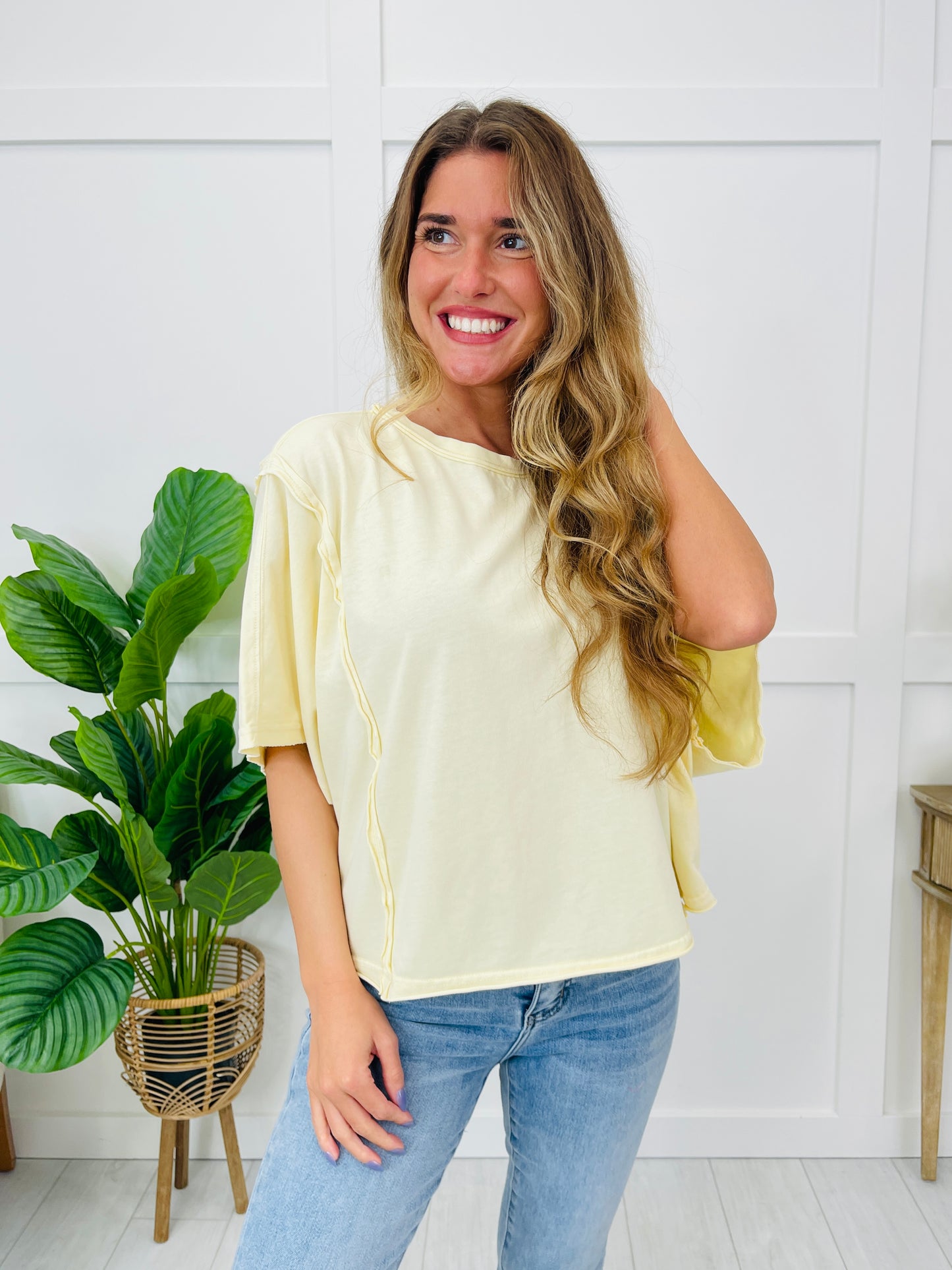 Laid Back Moment Top In Multiple Colors
