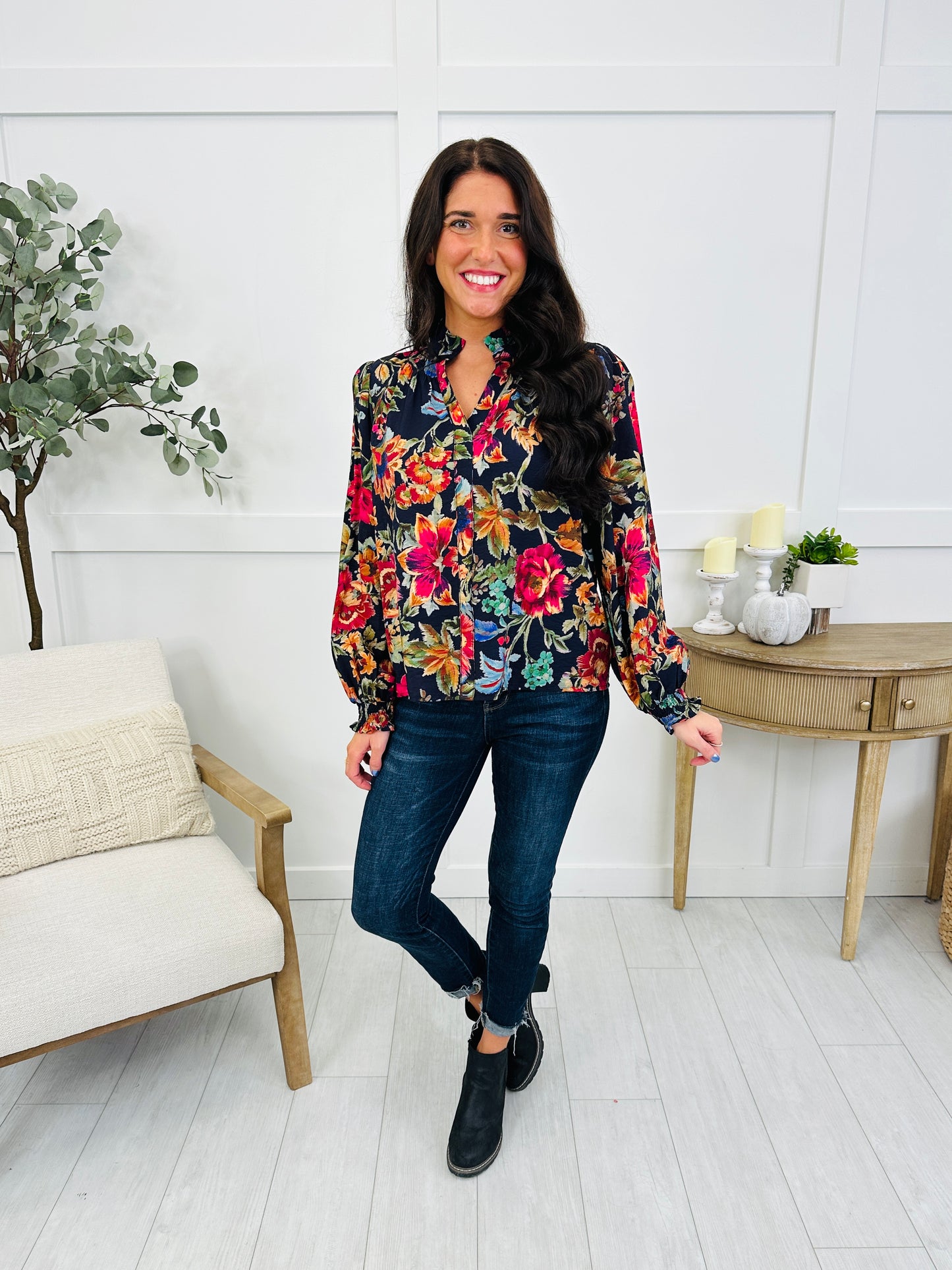 Moonlit Bloom Blouse