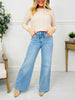 Judy Blue Stitched In Time Retro Wide Leg Jeans