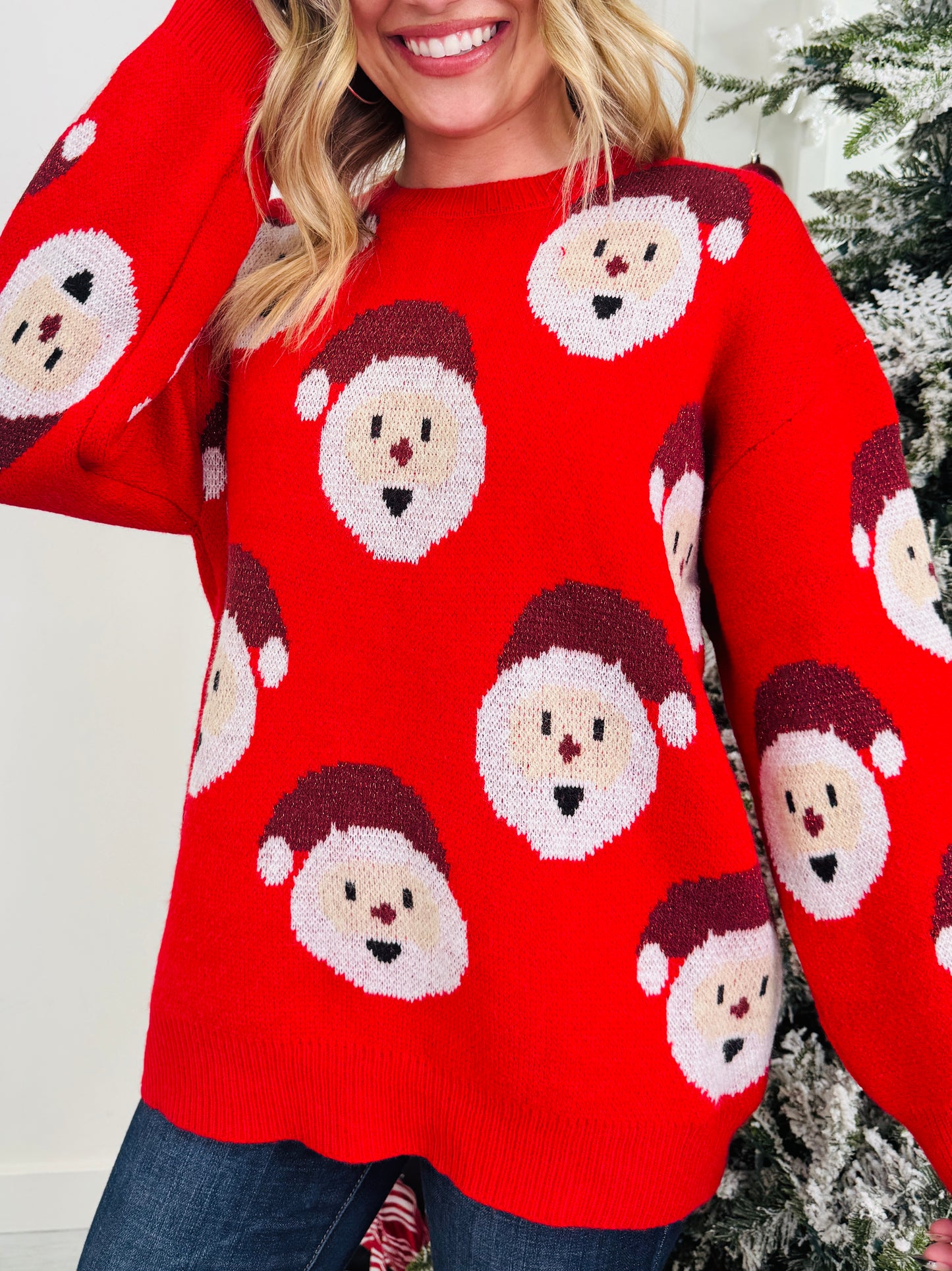 Santa Squad Sweater In Multiple Colors