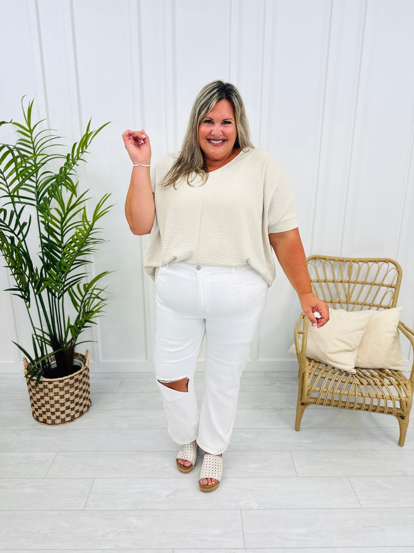 Risen REG/CURVY Come Clean Relaxed Straight Fit Jeans