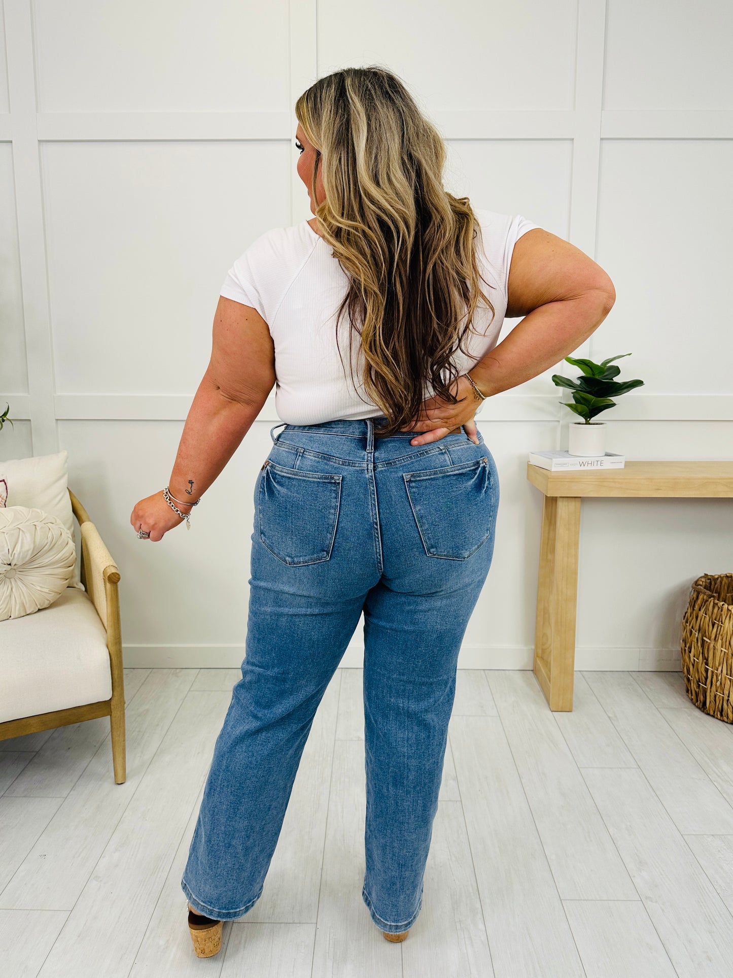 Judy Blue The Great Escape Straight Leg Jeans With Tummy Control