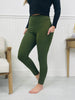Easy Choice Leggings In Army Green
