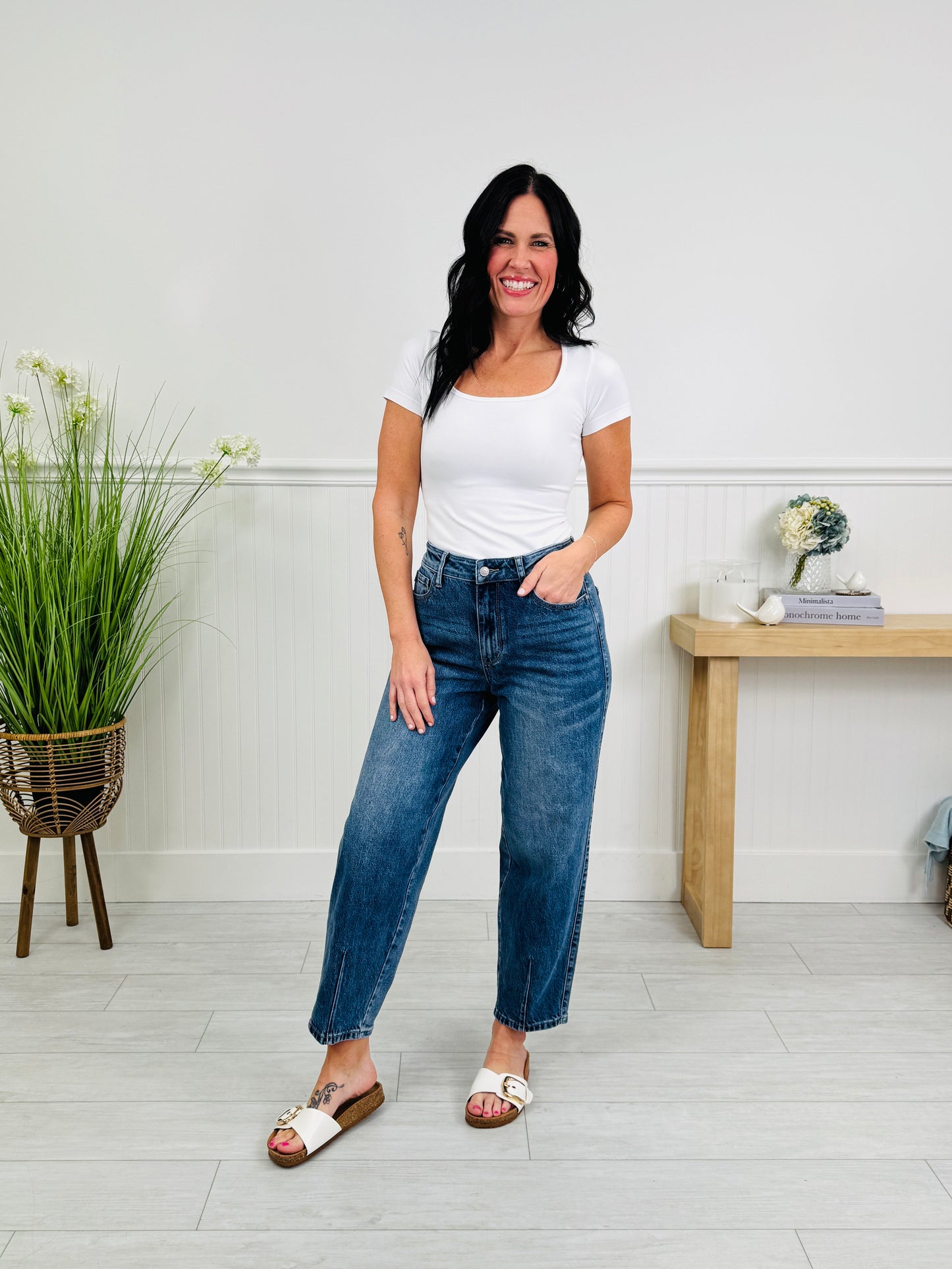Judy Blue Best Bet Barrel Jeans