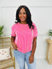 DOORBUSTER! Stripe Things First Top- Multiple Colors!