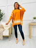 Evening Elegance Sweater In Rust