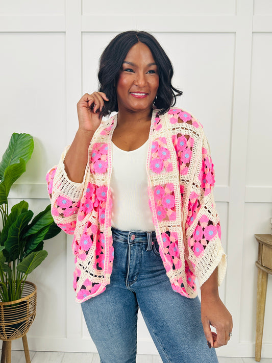 High Key Happy Cardigan In Pink