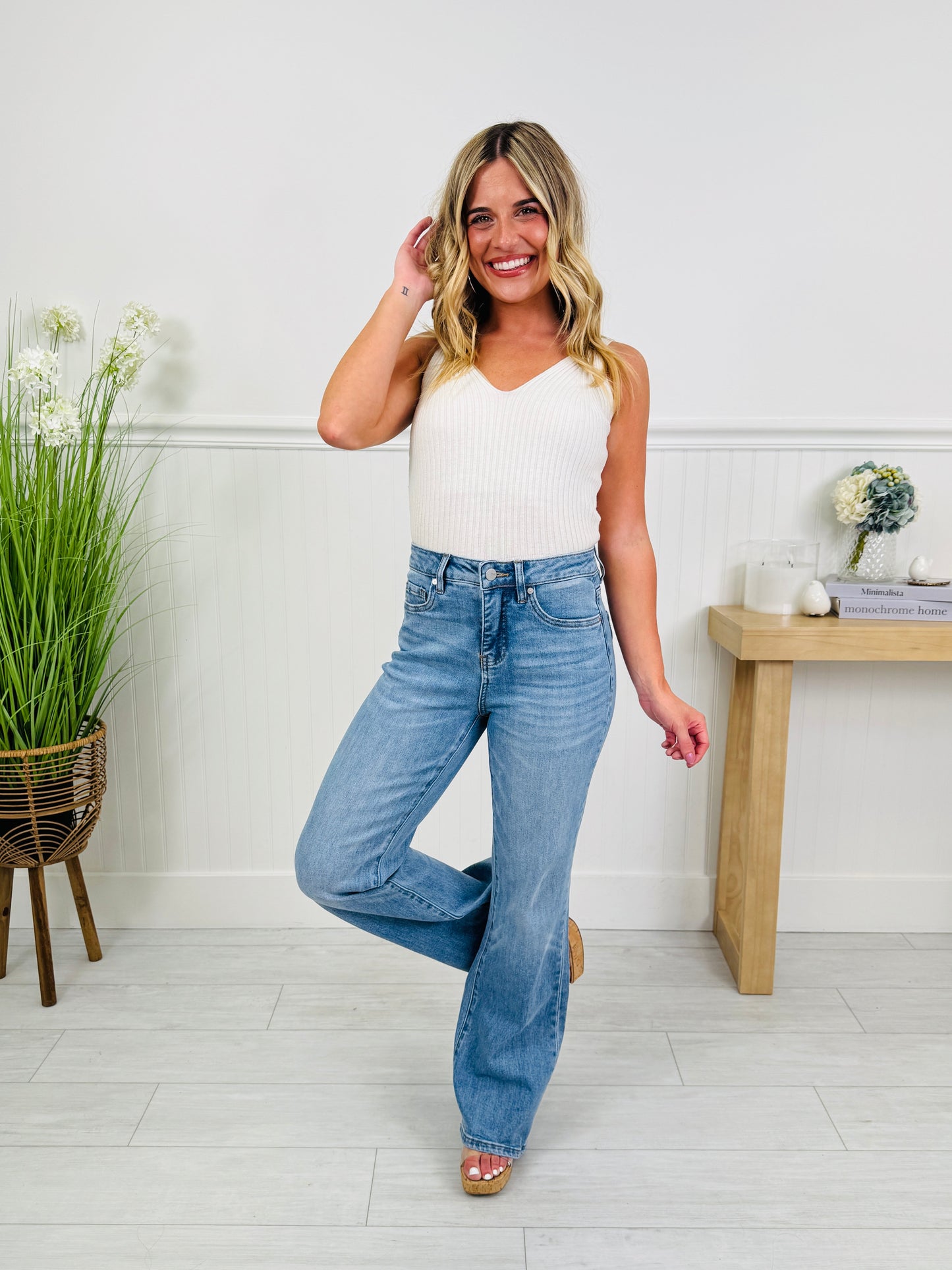 Three Reasons Tummy Control Bootcut Jeans In Multiple Inseams