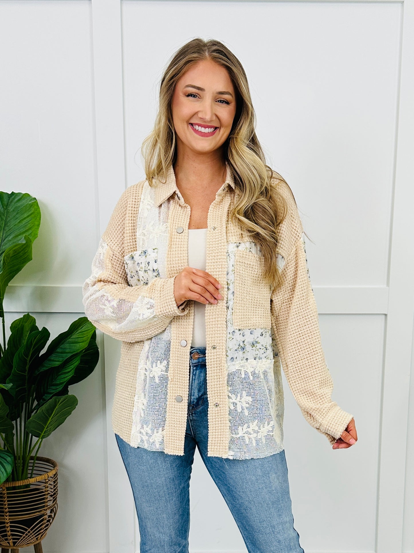 Petal Stitch Shacket