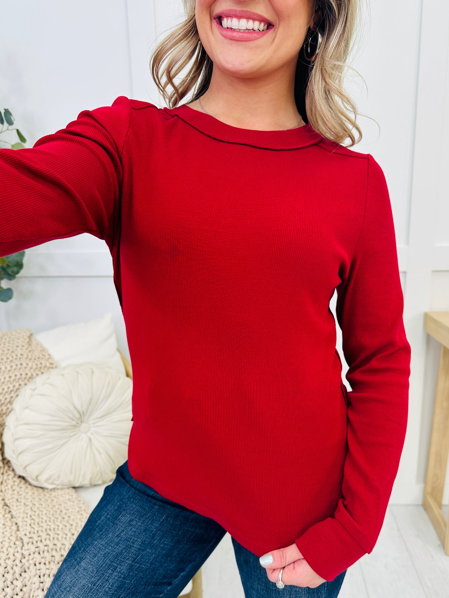 MOCO Exclusive Everyday Essential Long Sleeve Top- Multiple Colors!