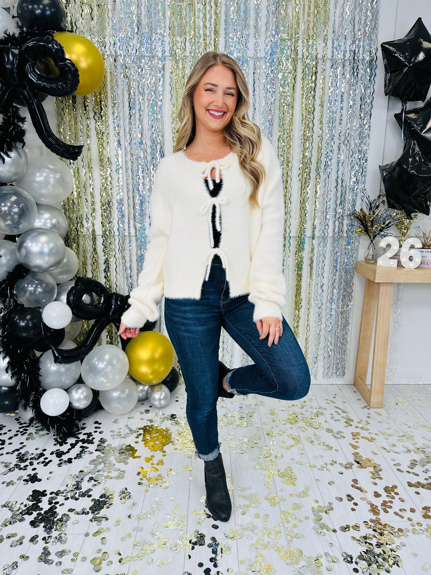 Hold Me Softly Cardigan in Ivory