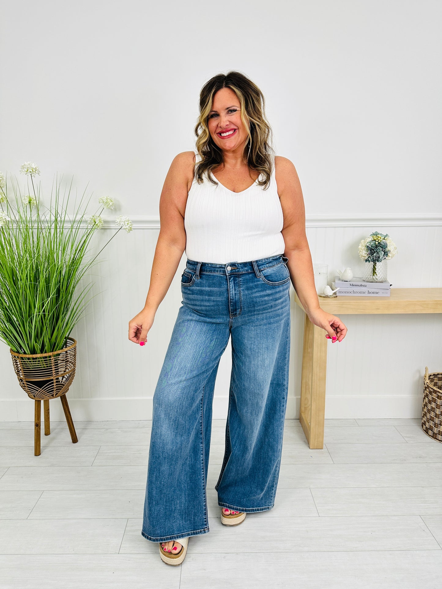 Judy Blue Polished in Palazzo Jeans