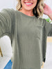 REG/CURVY Cozy Corded Top- Multiple Colors!