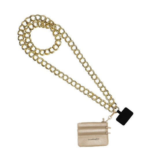Clip & Go Double Link Chain With Pouch- Multiple Colors!