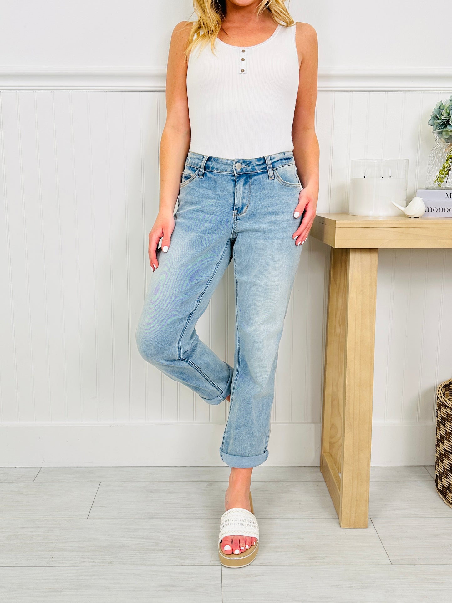 Judy Blue Keep Your Cool Cooling Boyfriend Jeans
