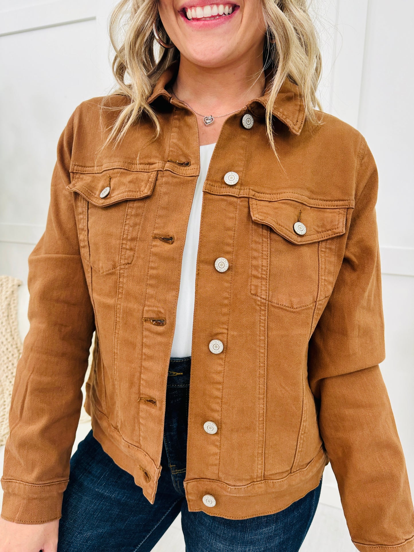 Judy Blue Golden Hour Denim Jacket in Reg/Curvy