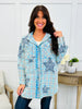 Main Street Plaid Shacket In Blue