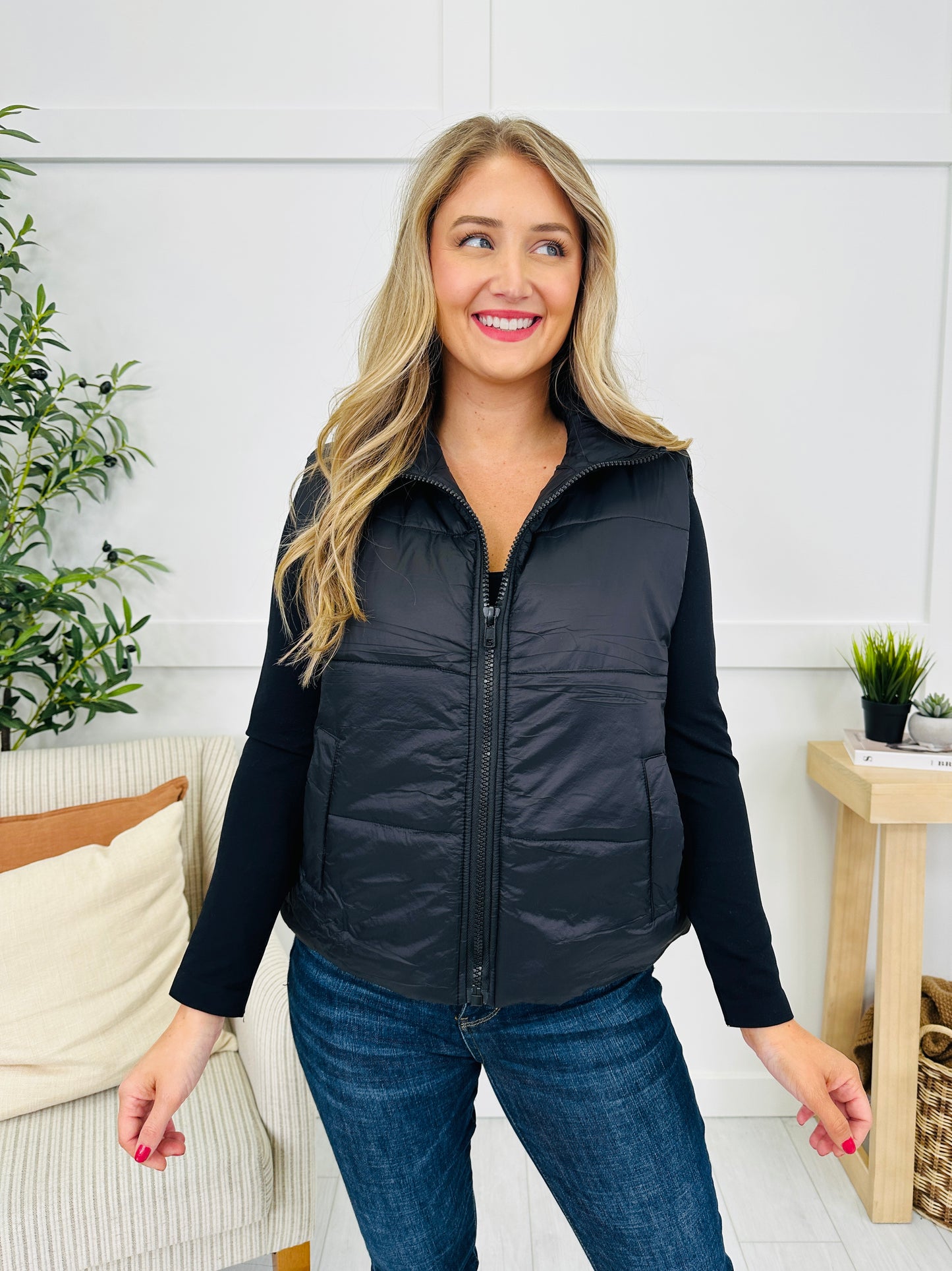 All About Layers Vest In Black