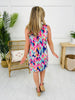 Palms And Plans Dress in Cocoa Beach Print