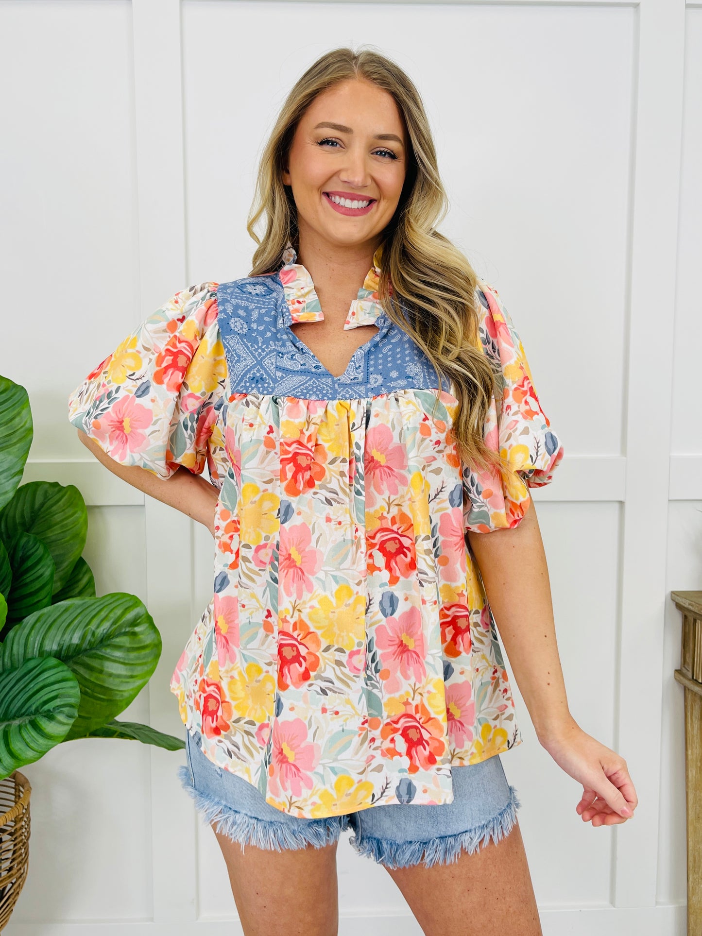 Boho Blooms Top