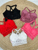 REG/CURVY Share The Love Lace Bralette- Multiple Colors!