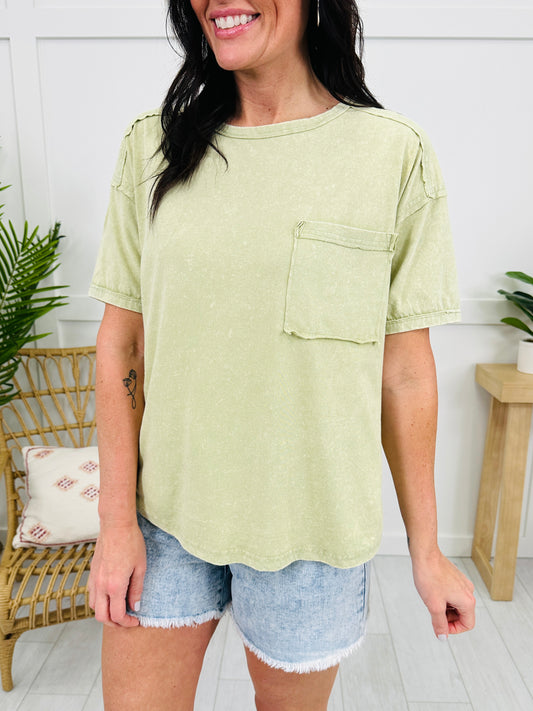 Pocket Of Perfection Top- Multiple Colors!