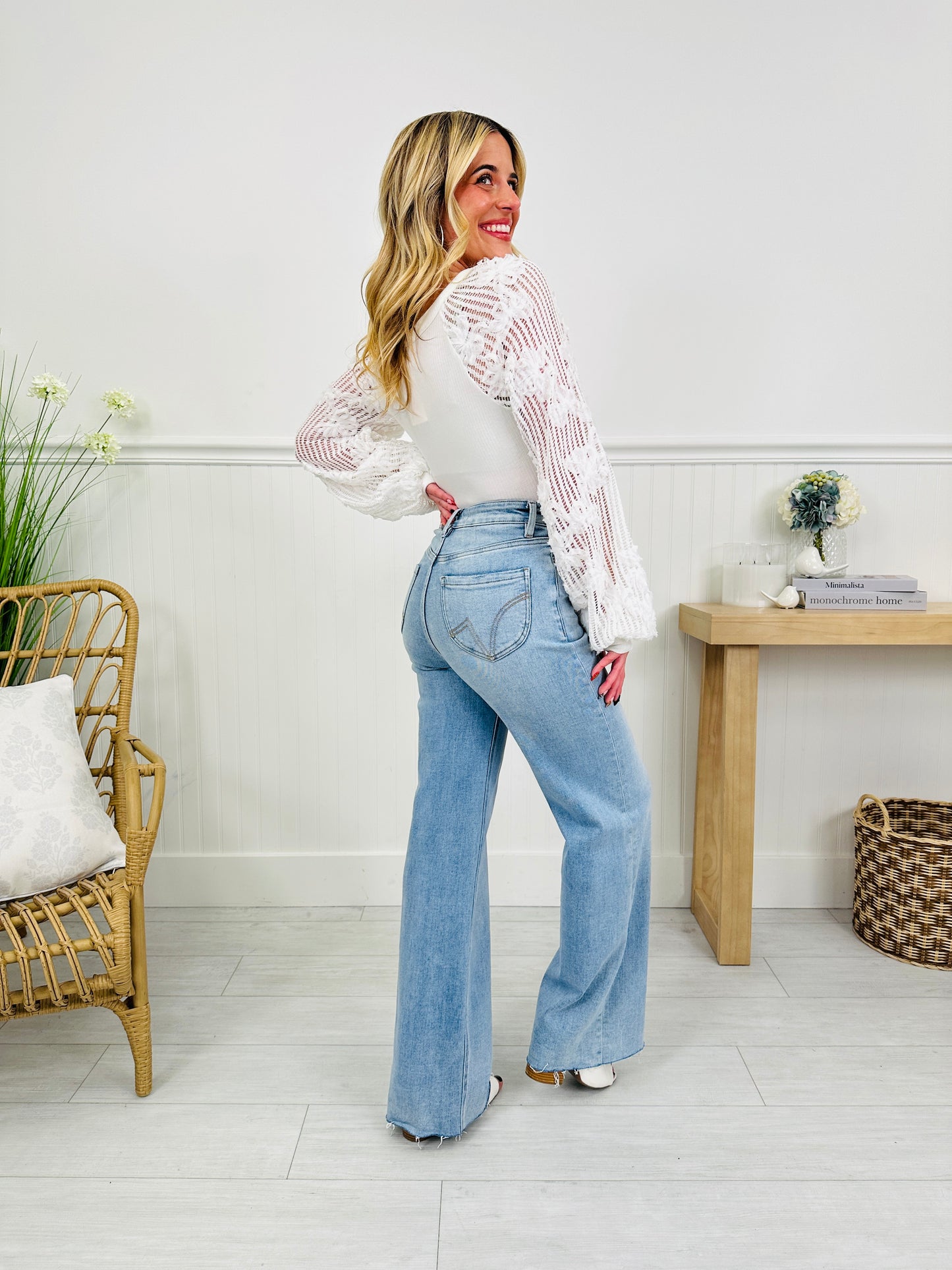 The Next Chapter Tummy Control Wide Leg Jeans
