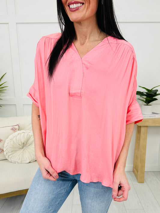 Up For Any Challenge Top In Pink