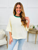 Running Around Town Top In Ecru