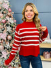 Beyond the Stripe Sweater In Candy Cane