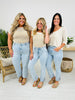 Crush On The Cuff Tummy Control Mom Jeans