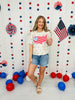 Bow And Stripes United States Graphic Tee