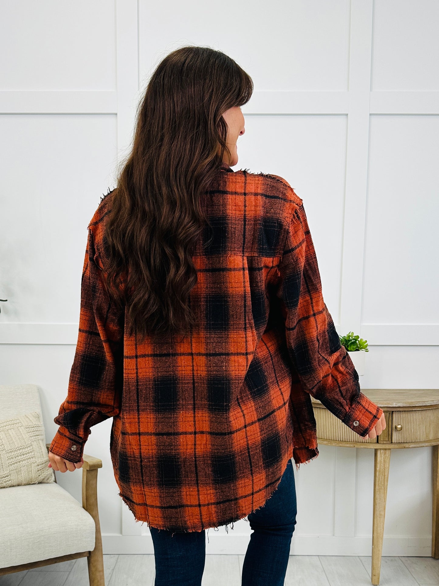 October Weekend Top In Ginger/Black