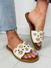 Shell Yeah Baby Sandals In White