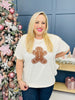 REG/CURVY Cream Gingerbread Man Graphic Tee