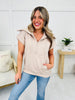 Super Scuba Short Sleeve Pullover in Taupe