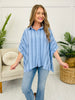 DOORBUSTER! Coastline Getaway Top in Spring Blue